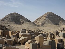 Pyramids of Nyuserre Ini and Neferirkare