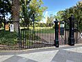 Queens Gardens front gate