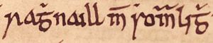 Ragnall mac Somairle, Annals of Ulster