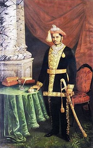 Raja Ravi Varma, Maharaja Sayaji Rao