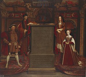 Remigius van Leemput (d. 1675) - Henry VII, Elizabeth of York, Henry VIII and Jane Seymour - RCIN 405750 - Royal Collection