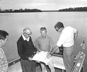 Roy Disney inspecting property in Florida