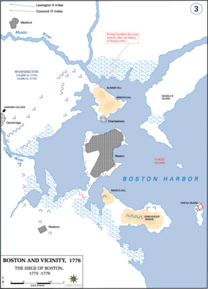 Siege of Boston.Dean.USMA.edu.history
