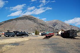 Silverton Freight-Yard-Museum Rail-Yard 2012-10-25