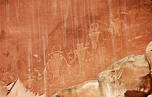 Southern San Rafael Fremont Indian petroglyphs (~400 to ~1350 A.D.) (Capitol Reef National Park, southern Utah, USA) 2 (22899336311)