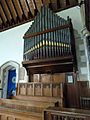 St Mary & St Bartholomew, Cranborne- organ (geograph 2958490)