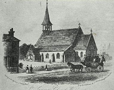 St Saviour's Church Walmer - postcard