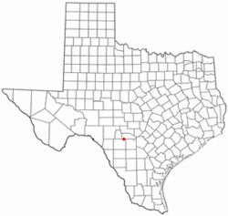 Location of Utopia, Texas