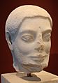Testa di uomo barbato da una statua funebre o votiva, da atene o egina, 530-540 ac ca