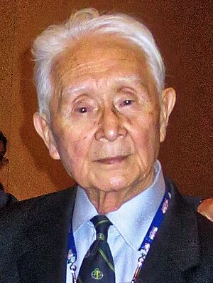 Thomas Noguchi at the American Academy of Forensic Sciences Las Vegas conference 2016 (cropped).jpg