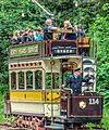 Tram No. 114, Beamish Museum, 13 November 2013 (2) (cropped)
