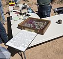 Trinitite Display at Trinity Site Open House