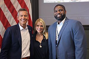 U.S. Rep. Byron Donalds with U.S. Attorney General Pam Bondi and U.S. Secretary of Transportation Sean Duffy