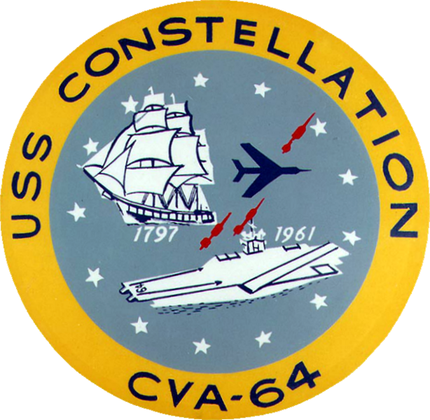 USS Constellation (CVA-64) insignia 1961