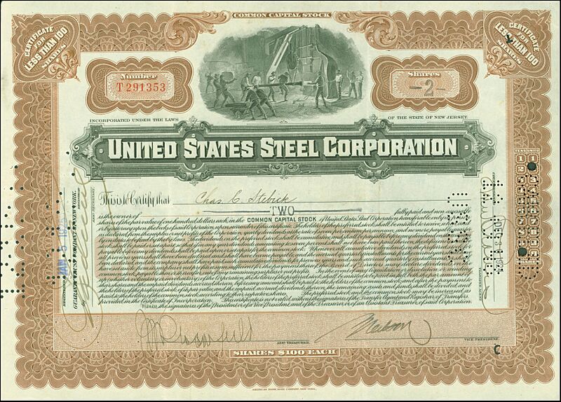 United States Steel Company 1924