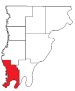 Location of Compton Precinct in Wabash County