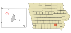 Location of Chillicothe, Iowa