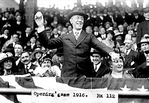 Wilson opening day 1916