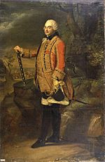 18th century portrait painting of Charles de Rohan, Prince of Soubise, Duke of Rohan-Rohan, Marshal of France by an unknown artist