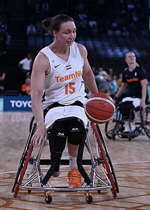 2024 Summer Paralympics women's wheelchair basketball, Netherlands vs Japan 30.jpg