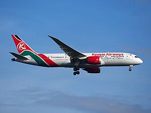 5Y-KZE (aircraft) on final at Schiphol runway 18R pic3