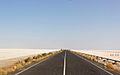A state highway through the Rann of Kutch