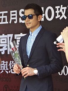 Aaron Kwok at Sogo Taipei Zhongxiao 20130518 2