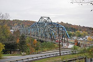 Albert Gallatin Memorial Bridge (1930 and 2009) - Side View.jpg