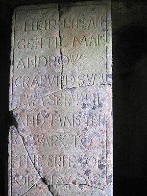 Andro Crauford tomb slab