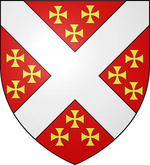 Arms of Edward Denny, 1st Earl of Norwich (d.1637).svg