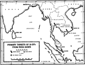 B-29 targets from India