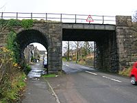 Barrmill railway bridge & village