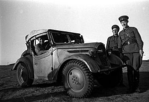 Battle of Khalkhin Gol-Captured Type 95 scout car