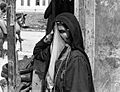 Beersheba Palestine, a veiled Arab woman