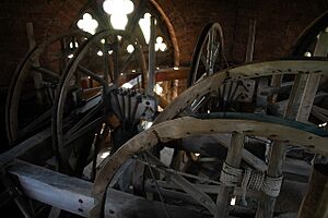 Bell frame, Croome D'Abitot Church - geograph.org.uk - 962769