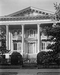 Bellamy House Wilmington North Carolina by Frances Benjamin Johnston