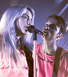 Billie Eilish and Finneas O'Connell in 2017