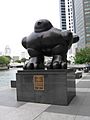 Bird Sculpture in front of UOB Plaza, Dec 05