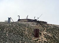 Mount Holmes Fire Lookout burned down after a wildfire, 2019