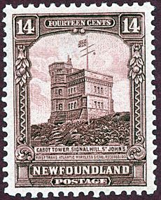 Cabot tower stamp