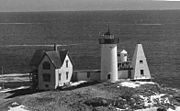 Cape Neddick Lighthouse with Bell Tower Maine