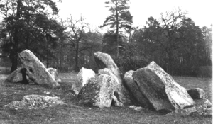 Chestnuts Long Barrow before Reconstruction