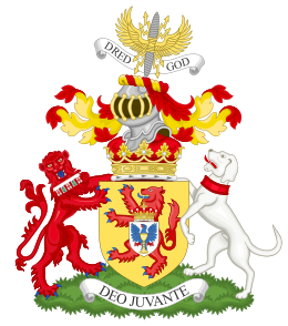 Coat of arms of David Carnegie, 4th Duke of Fife, since 2017.svg