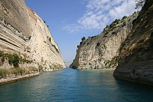 Corinth Canal by Frank van Mierlo
