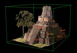 Cyark Tikal Temple II 3D