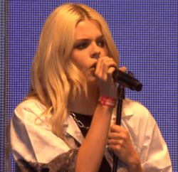 Davina Michelle performing live at Pinkpop 2019.png