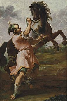 Domenico Maria Canuti - Alexander and Bucephalus
