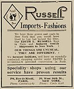 EdithRussell-Ad-1922