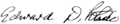Edward Douglass White signature