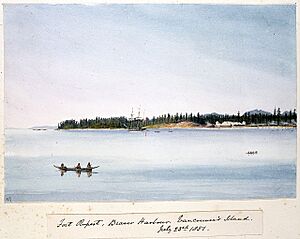 Edward Gennys Fanshawe, Fort Rupert, Beaver Harbour, Vancouver's Island, July 23rd 1851 (Canada)
